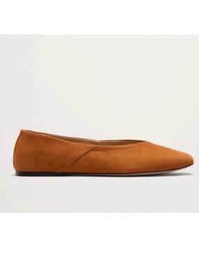 Banana Republic Ballerina Flats Suede Chestnut BNIB SOLD OUT